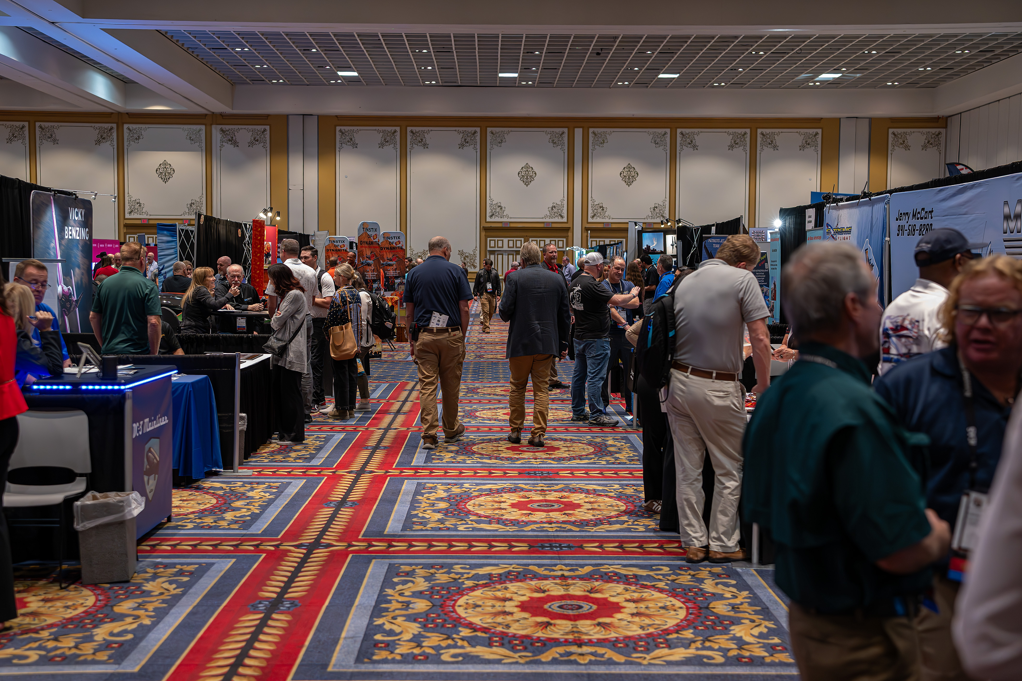 Exhibit hall at ICAS Convention