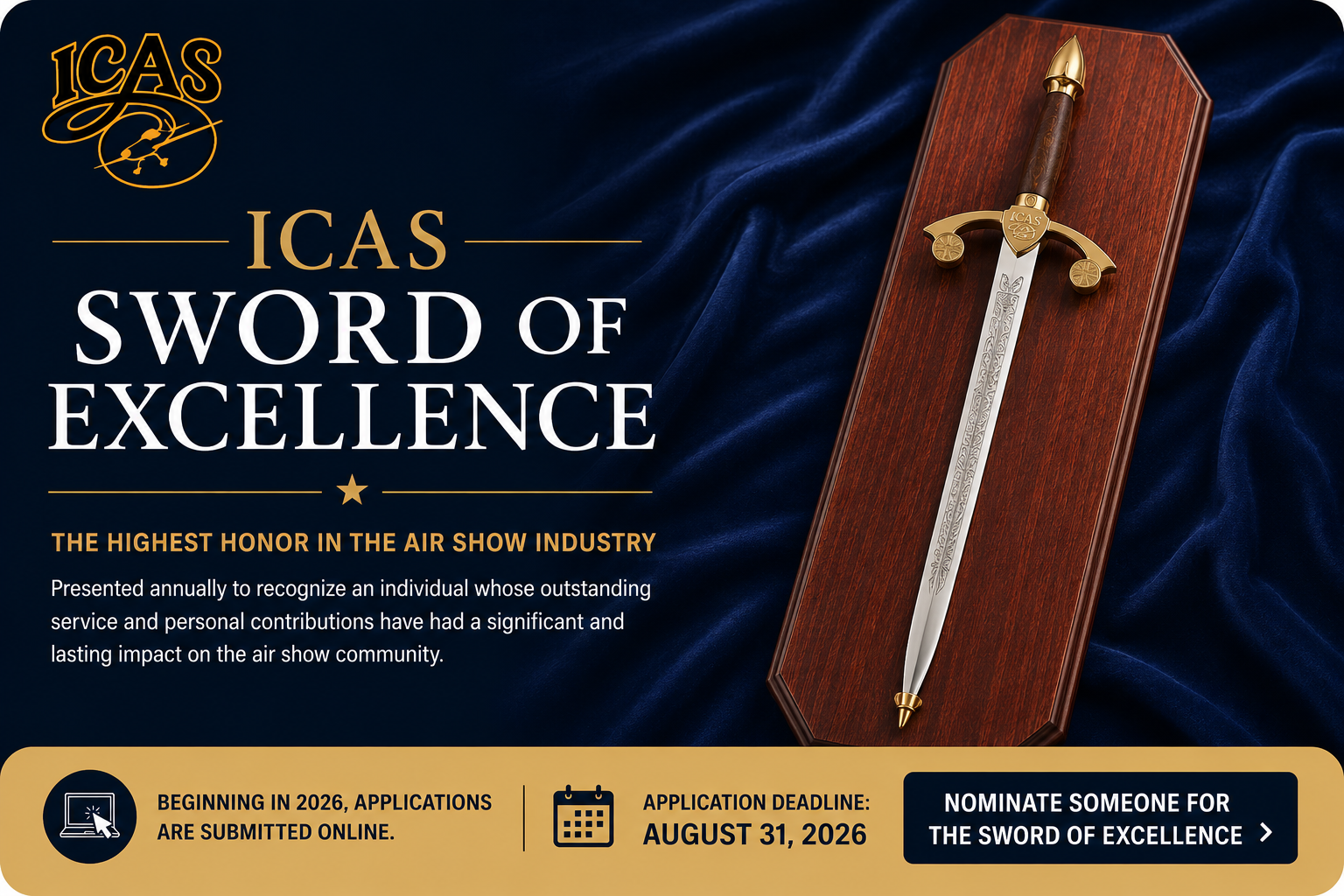 ICAS Sword of Excellence